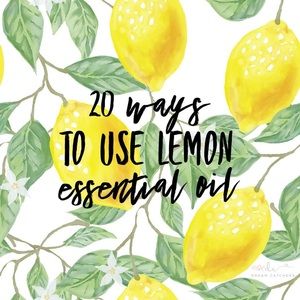 🍋🍋🍋20 Ways to Use Lemon Oil🍋🍋🍋